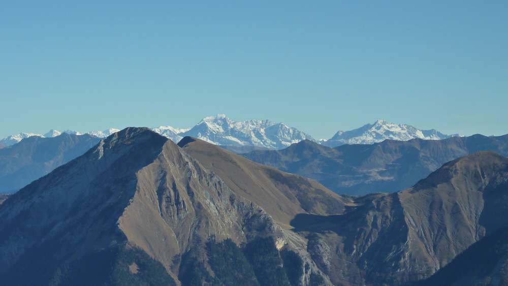 #15 Bauges et Tarentaise : Pécloz devant le Pourri et Bellecote Bauges et Tarentaise : Pécloz devant le Pourri et Bellecote