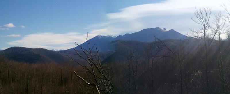#2 Du haut de la palombière : Pic du cagire et pic du Gar Du haut de la palombière : Pic du cagire et pic du Gar