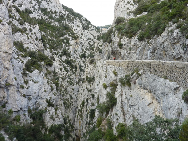 #9 Gorges de Galamus : C Gorges de Galamus : C'est parti pour la deuxième boucle de la journée