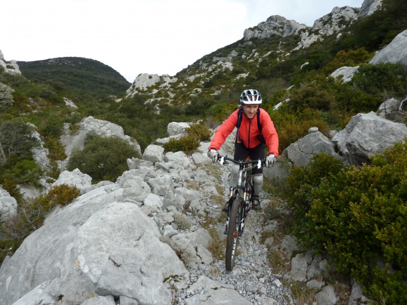 Gorges de Galamus : Au dessus des gorges de Galamus