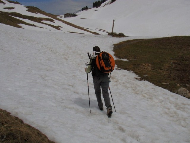 #4 Col de la Golèse : les derniers névés avant le col Col de la Golèse : les derniers névés avant le col