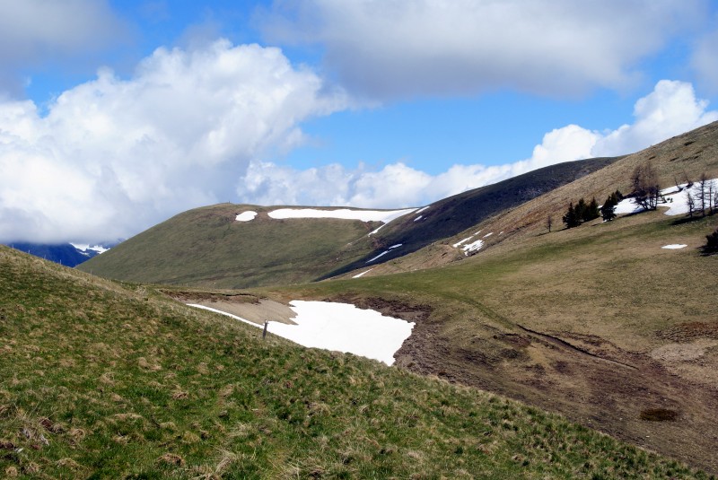 Le col Nodry : pas encore tout à fait dry, effectivement...