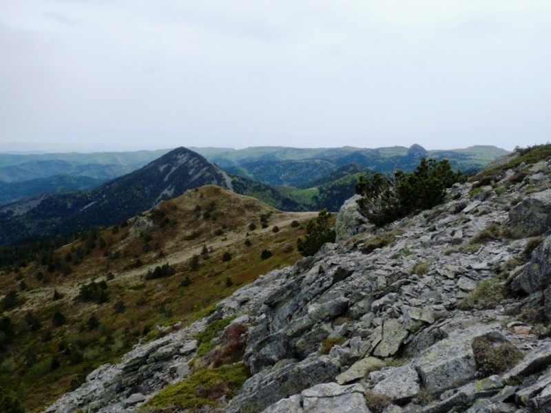 #9 Roche du Cuzets : belle vue sur le suc de Sara et le Gerbier de Jonc Roche du Cuzets : belle vue sur le suc de Sara et le Gerbier de Jonc