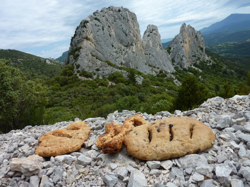 Fougasses avec vue ! : Spécial dédicace à André !