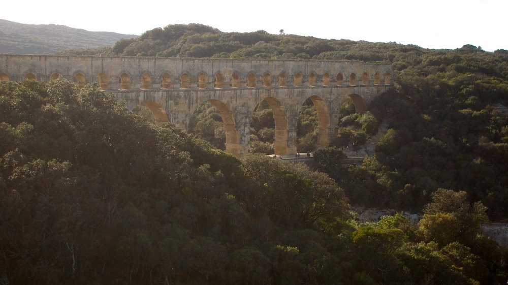 #3 Le Pont du Gard : Retour au calme après la foule présente sur le pont Le Pont du Gard : Retour au calme après la foule présente sur le pont