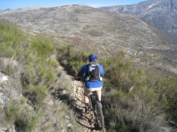 #3 Descente sur Cipières : Stéphane dans la descente sur Cipières Descente sur Cipières : Stéphane dans la descente sur Cipières