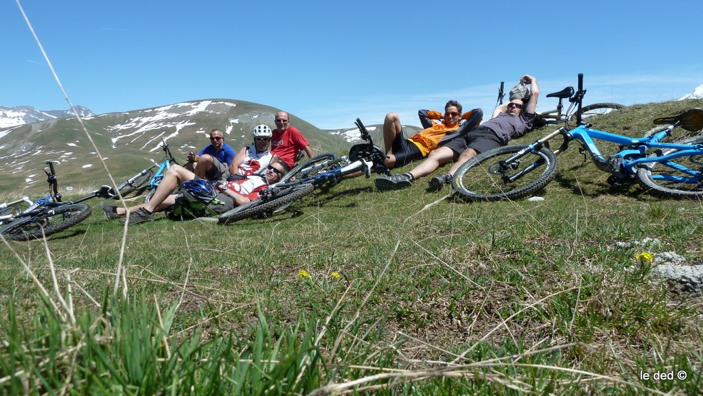 col de St Georges : le groupe du jour