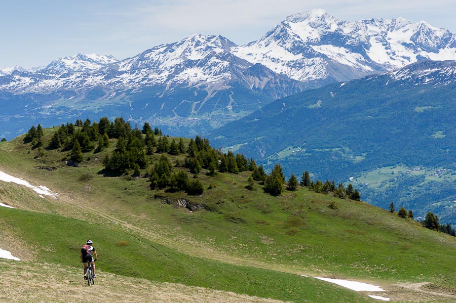 Face au Pourri : descente free-ride