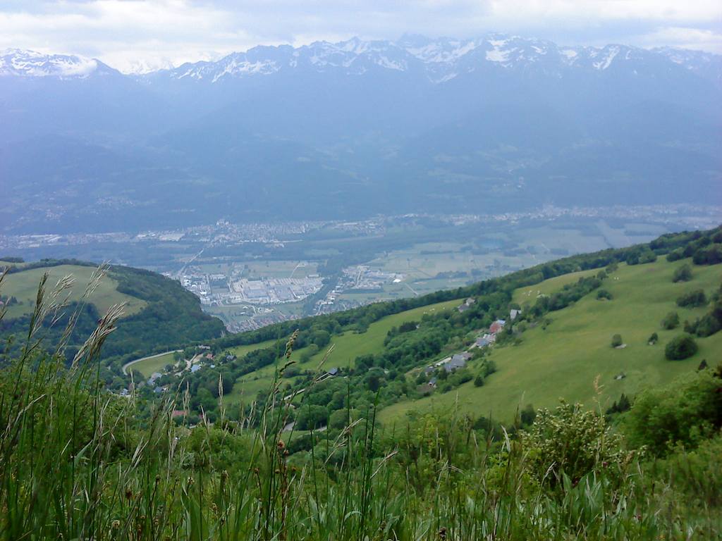 #2 Depuis le col du Baure : Vue sur Belledonne, qui se couvre Depuis le col du Baure : Vue sur Belledonne, qui se couvre