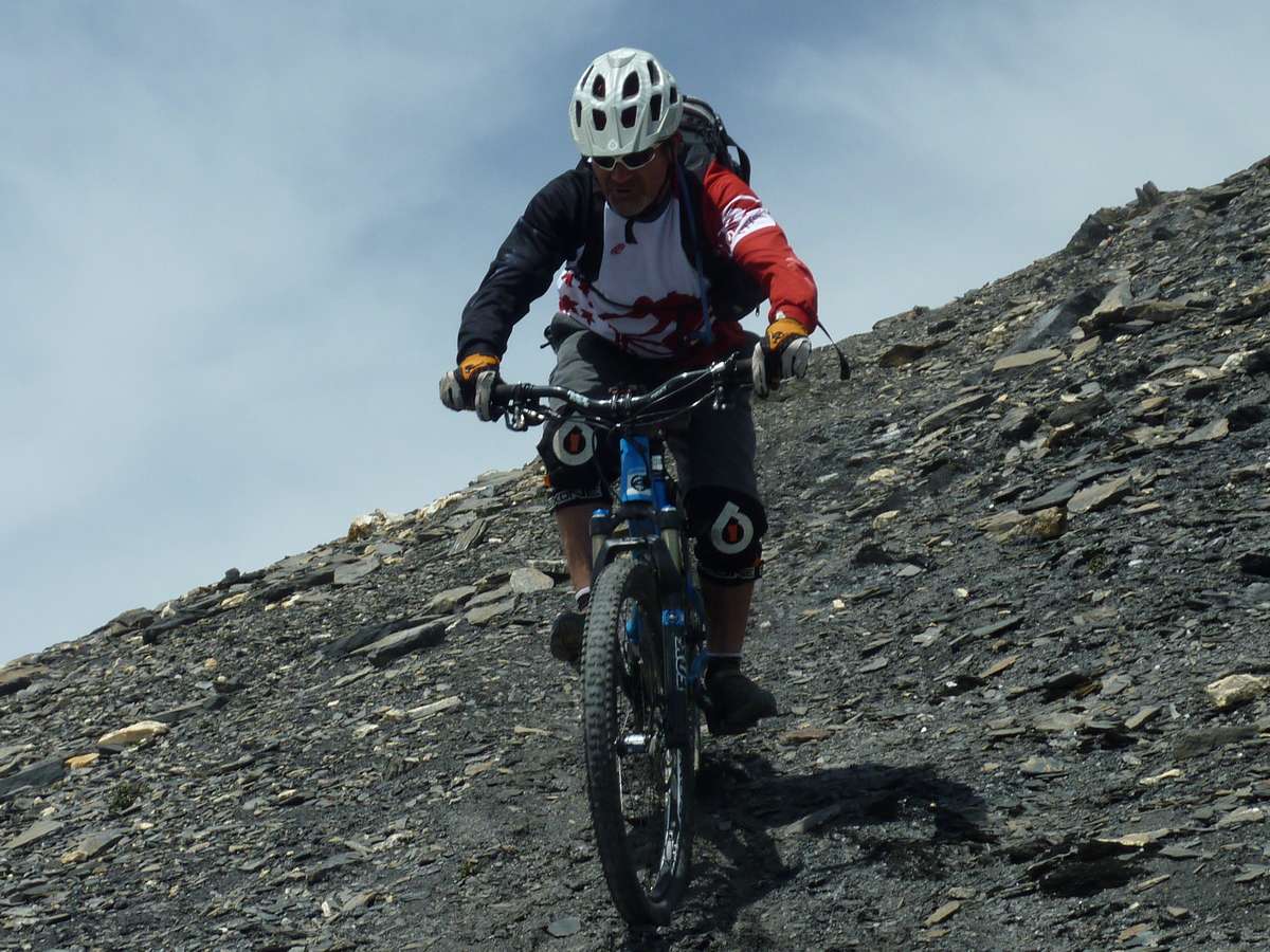 Le Ded : concentré dans la partie technique de la descente du sommet