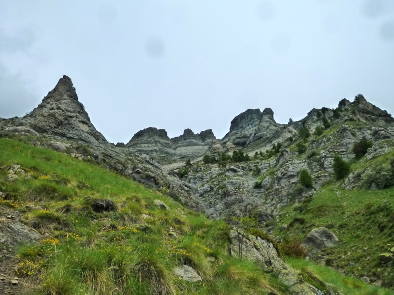 GR50 : de très belles falaises pleines d'oiseaux