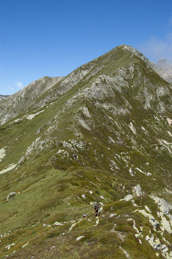 #21 Curnis Auta : L Curnis Auta : L'arête descendant du Monte Viribianc. Une partie de la Curnis que nous n'avons pas parcouru. avis aux amateurs !