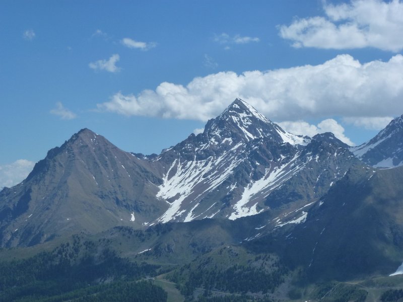 #3 Mt Emilius : Becca di Nona et Mt Emilius depuis la Pte de la Pierre Mt Emilius : Becca di Nona et Mt Emilius depuis la Pte de la Pierre