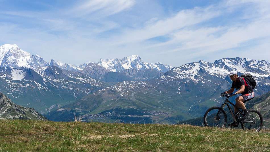 A l'assaut du Mont-Blanc : au dessus du Col de la Chal
