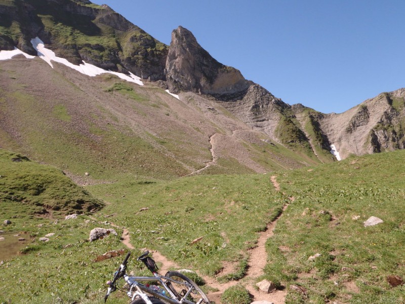 #5 Col de Sosay : Sentier de la descente.
J Col de Sosay : Sentier de la descente.
J'avais oublié cette photo juste avant la moquette !