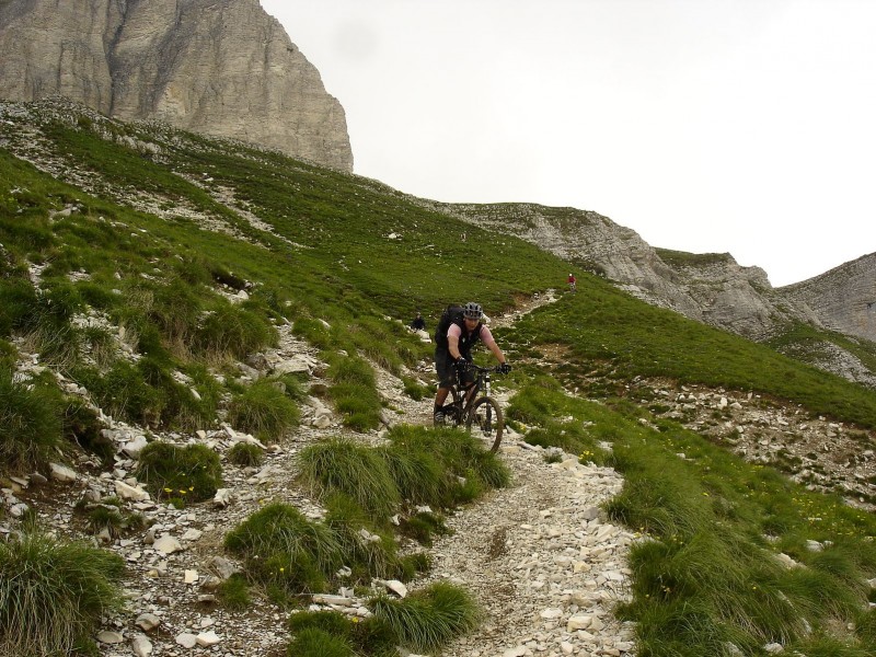 Enfin la descente! : en direction du col de la Croix