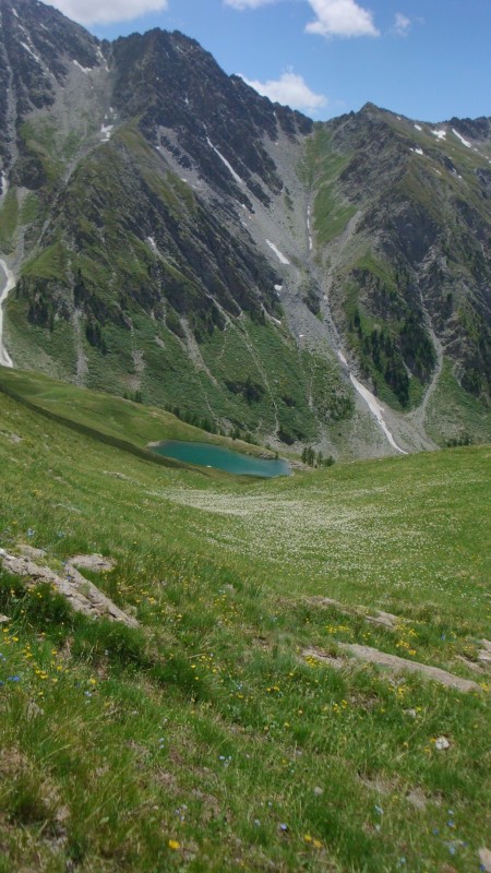 Col et lac Ségure : pendant la montée...