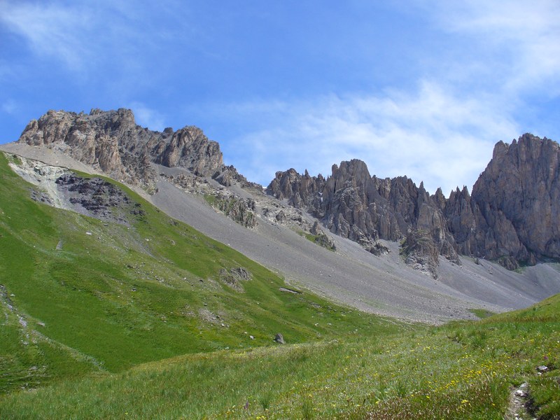 Piste Montée : Les rochers de la Grande Paré