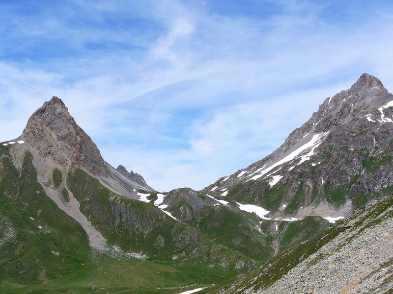 #20 Lac des Cerces : Le Col des Cerces Lac des Cerces : Le Col des Cerces