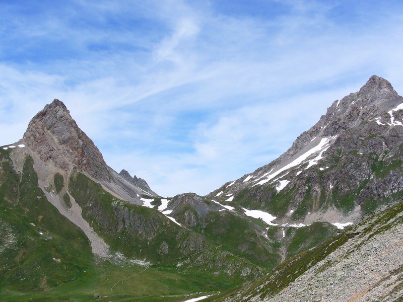 Lac des Cerces : Le Col des Cerces