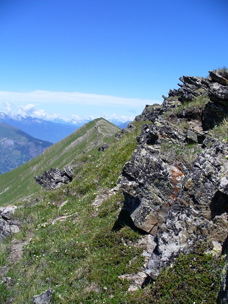 Sentier Montée : Casse Massion en vue ...