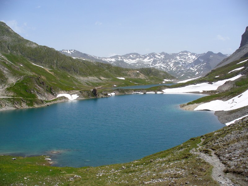 Col des Rochilles : Lac du Grand Ban et Lac Rond