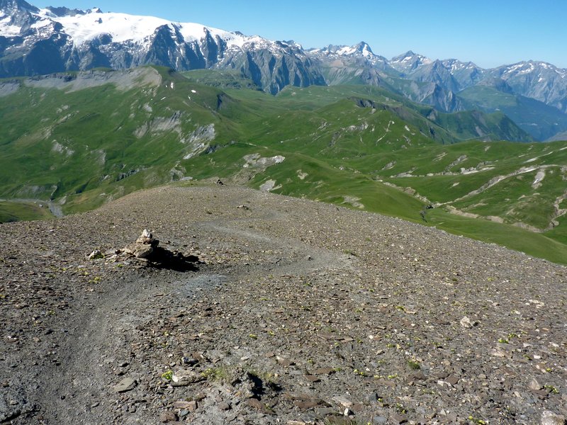 #12 Pic du Mas de la Grave : Passages très roulants à partir de 2800 m. Pic du Mas de la Grave : Passages très roulants à partir de 2800 m.