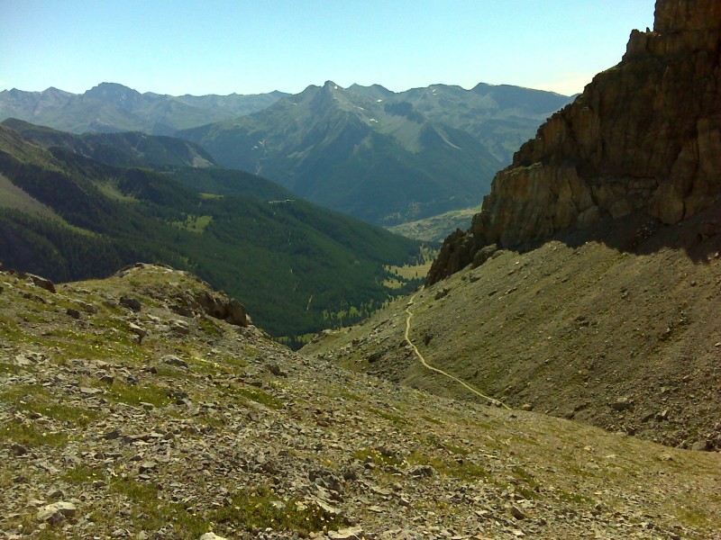 #40 Refuge de Chambeyron : Miam-miam : le beau single roulant qui finira de nous réveiller le lendemain. Refuge de Chambeyron : Miam-miam : le beau single roulant qui finira de nous réveiller le lendemain.