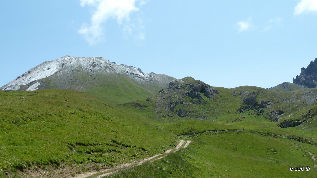 Petit Mont blanc : depuis le plan des Baux