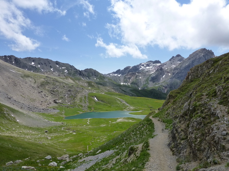 Descente au lac : Magnifique sentier