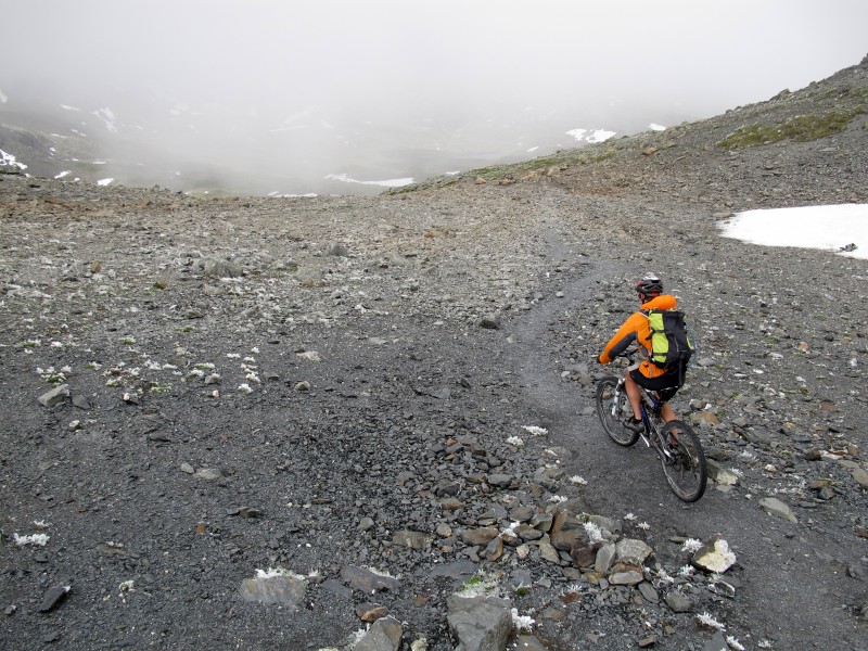 Col des Muandes : une amorce sans difficulté