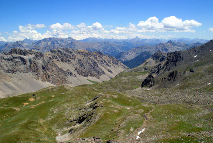 Le vallon : théâtre de notre descente du lendemain soir