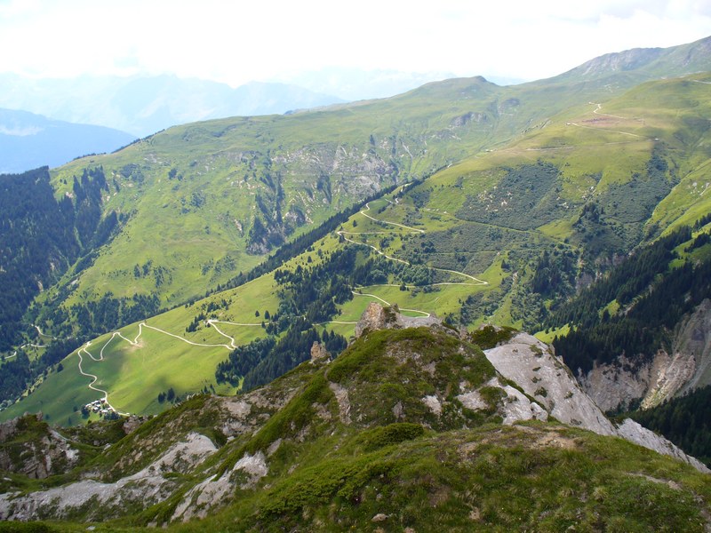 #9 Chapelle : Vue sur la piste de montée Chapelle : Vue sur la piste de montée