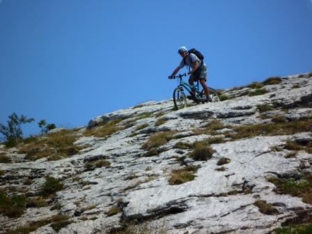 Descente du sommet : trop belle la dalle !