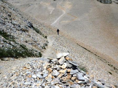 Combe d'Aurouze : traversée