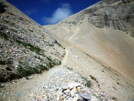 Combe d'Aurouze : traversée