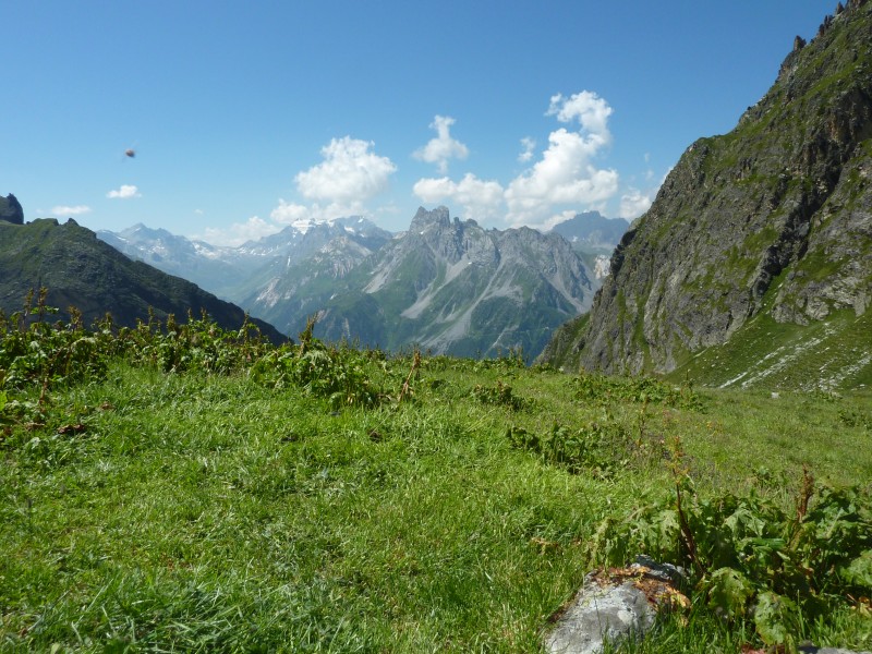 Au milieu le Petit Mont Blanc : On y était la semaine dernière