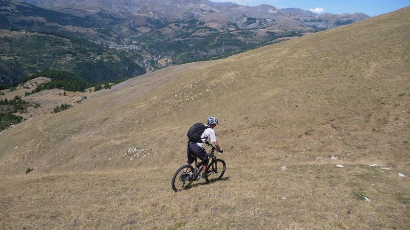 Frre ride : Laurent cherche le chemin, les moutons étant passés par là