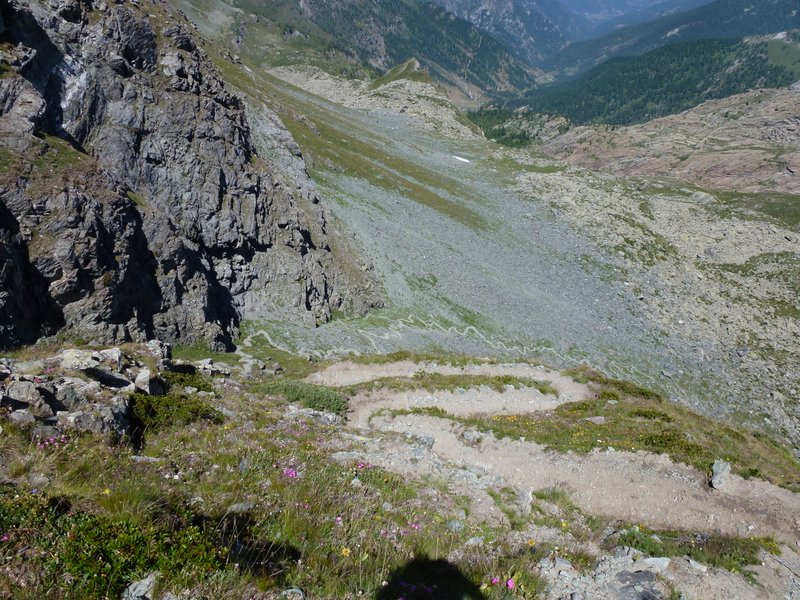 Col Manzol : ça paraît jouable à la descente mais c'est vraiment très technique et très expo en haut.