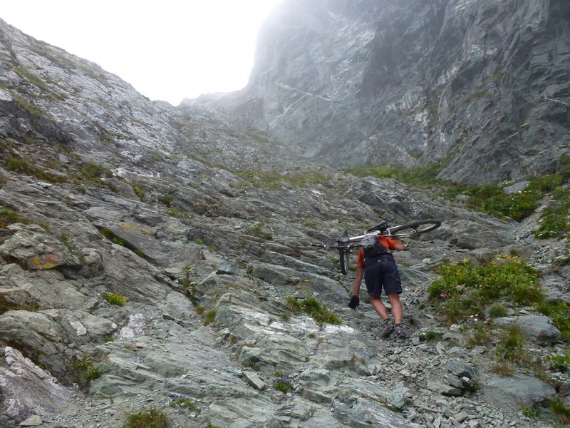 Col Manzol : Montée coté val del Pis