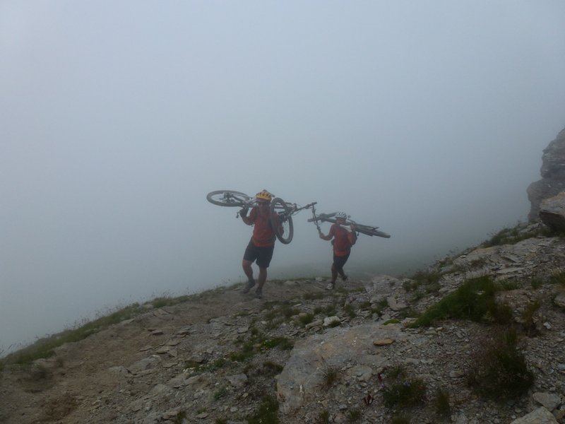 #1 Col d Col d'Armoine : Arrivée nébuleuse au col d'Armoine