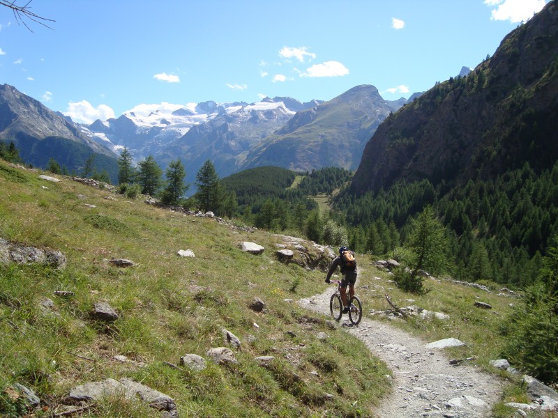 Torre Ponton : le Grand Paradis en toile de fond!