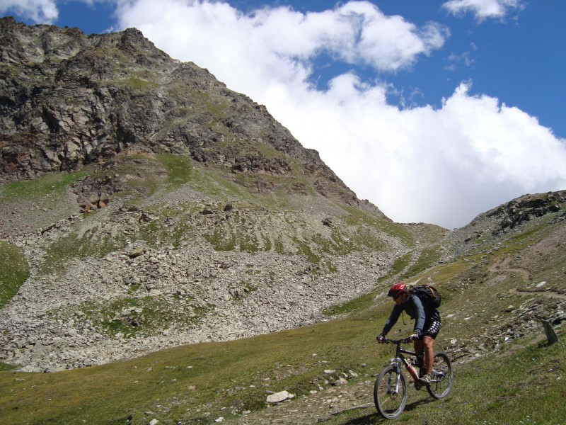 Torre Ponton : la trav pour rejoindre la montée de l'Invergneux