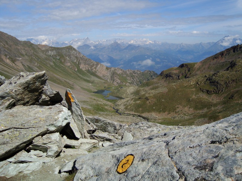 #4 col Garin : depuis le col les lacs et le refuge d col Garin : depuis le col les lacs et le refuge d'Arbolle