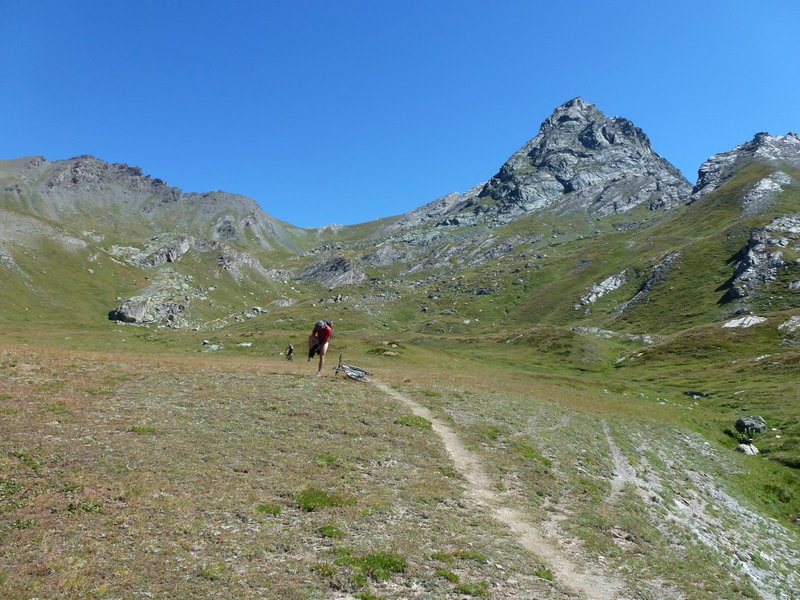 col de Valpreveyres : Montée sous le Bric Bouchet