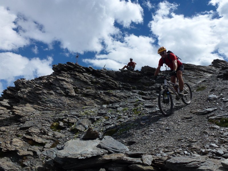 Grand Queyron : Départ du sommet