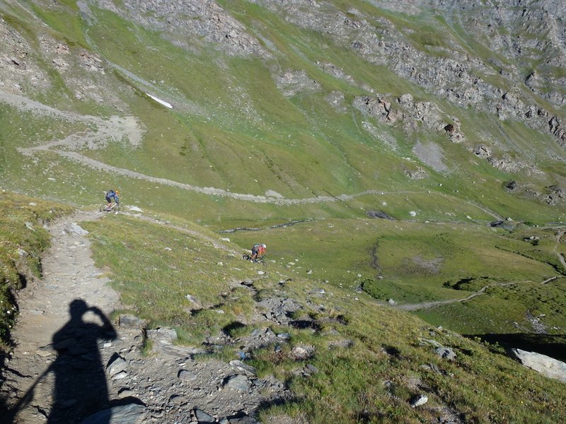 Ref. Lago Verde : Descente sympa sous le refuge