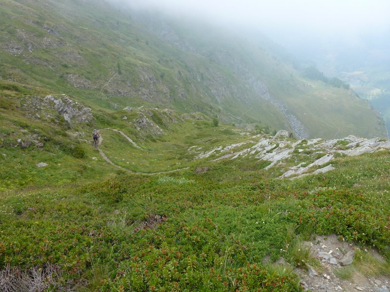 #20 Passo Frappier : Descente sur le val Germanasca sympa à part les derniers 100 m du bas Passo Frappier : Descente sur le val Germanasca sympa à part les derniers 100 m du bas