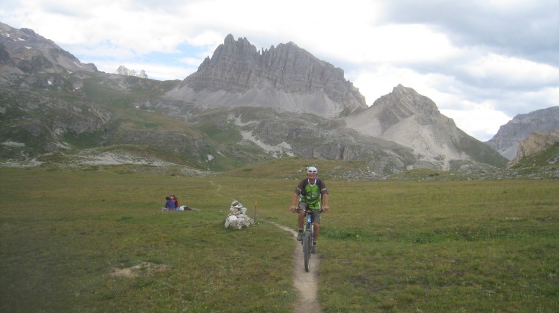 montée au col du vallon : un peu de repos, ça roule !!