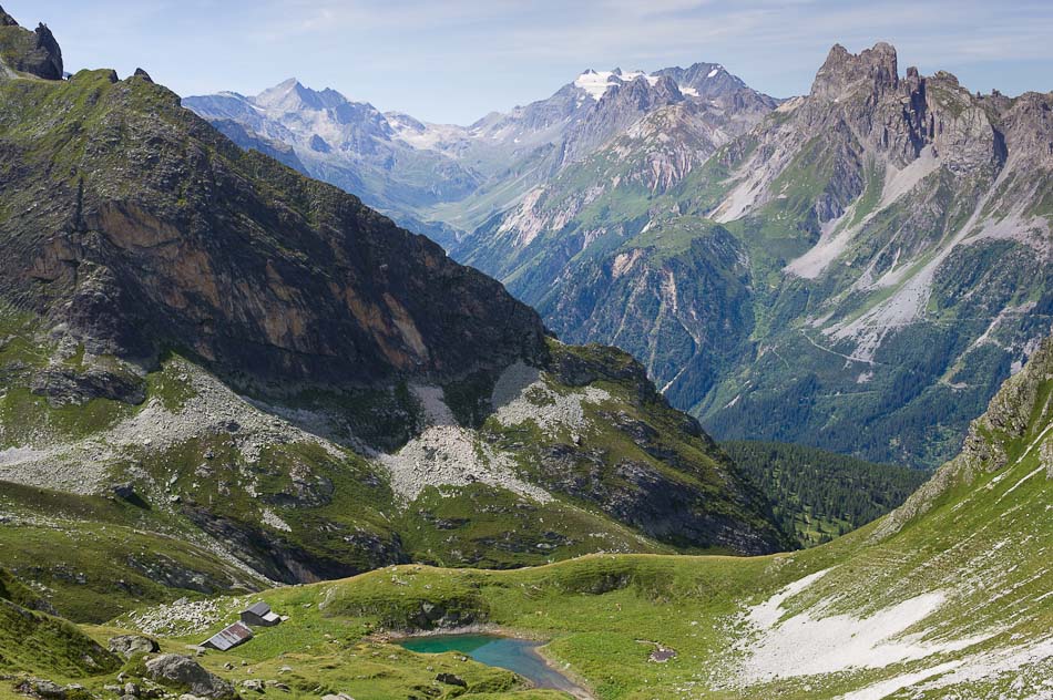 Col de Chavière : Pointes de l'Echelle, de la Partie et Peclet Polset: bis pour les souvenirs